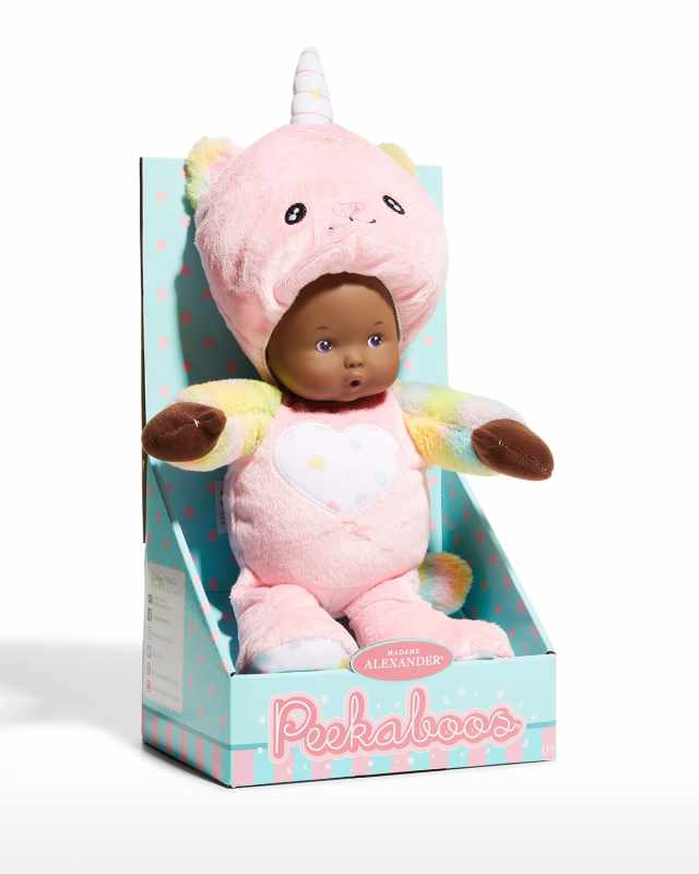 Peek-A-Boos Unicat Plush Doll, 12"